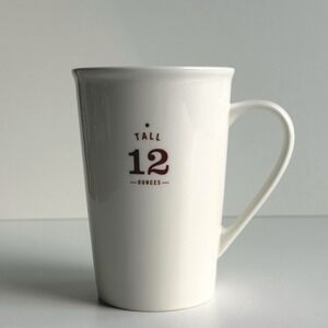 Starbucks‎ Tall Coffee Mug 12 Oz Ounces White Ceramic 2010 Holiday